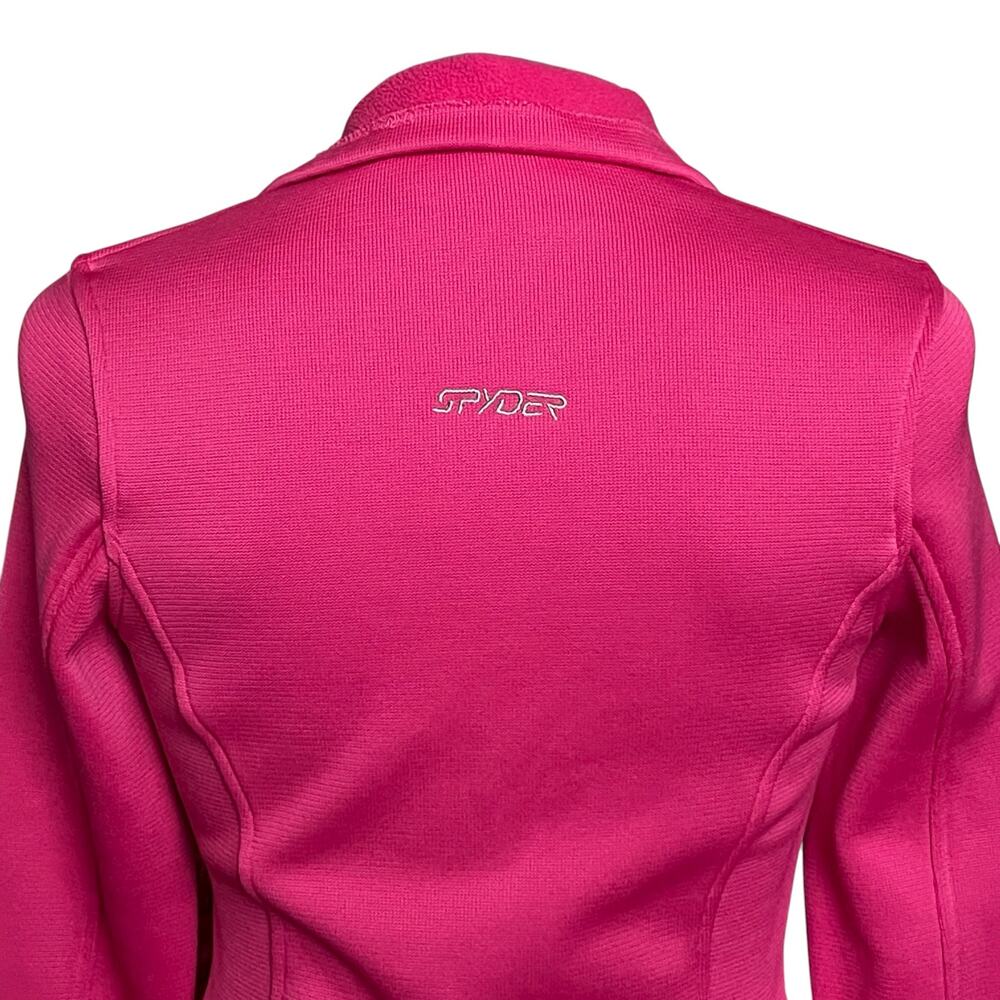Spyder Women’s Core Sweater Pink Full-Zip Jacket – Size S - Picture 4 of 10